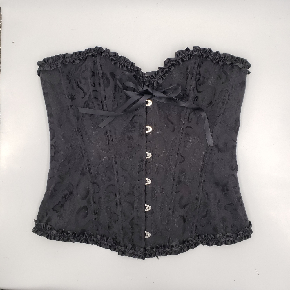 Bustier/ Corset Black Large NWOT